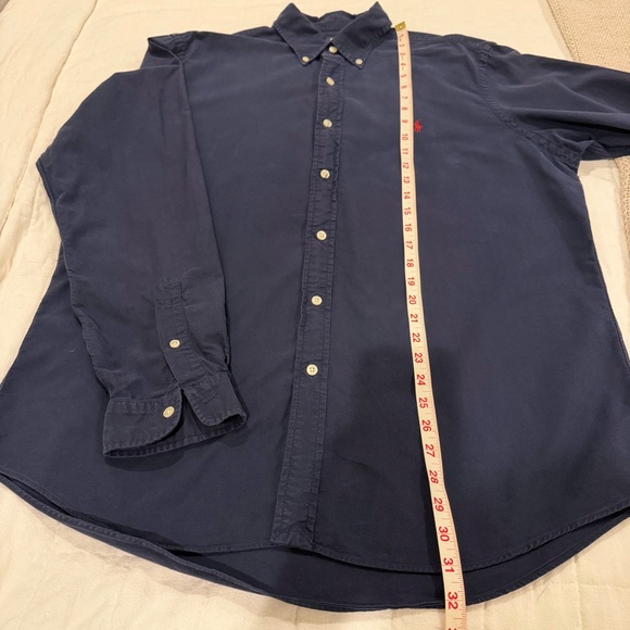 Ralph Lauren Dark Blue Casual Button Down Collared Shirt - Picture 9 of 9